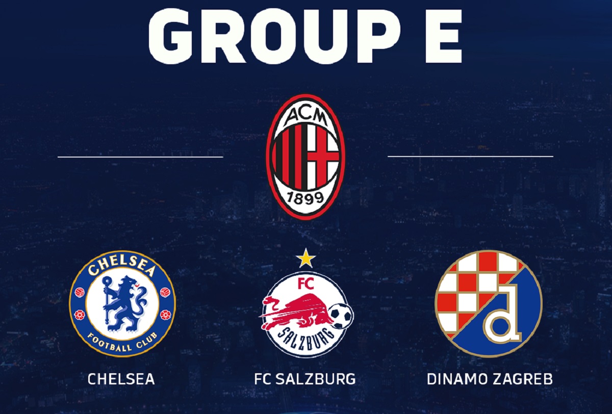 Calendario Champions League Milan esordio con il Salisburgo