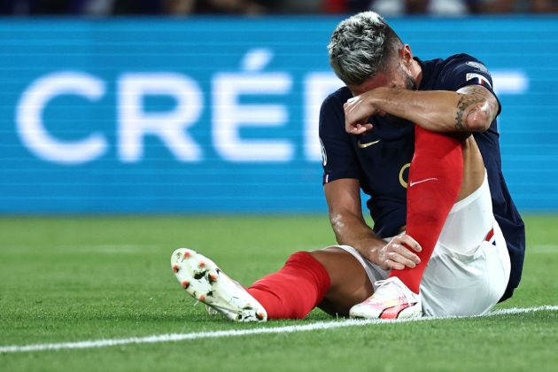 Infortunio Giroud Francia