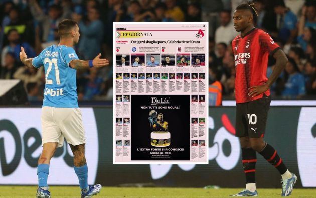 Napoli Milan voti