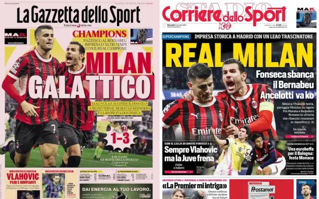 Real Madrid-Milan