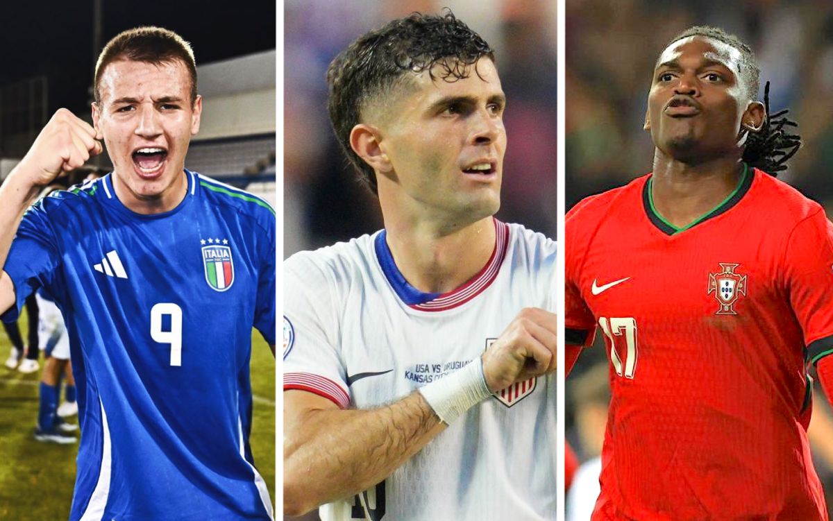 Milan in nazionale Camarda pulisic Leao