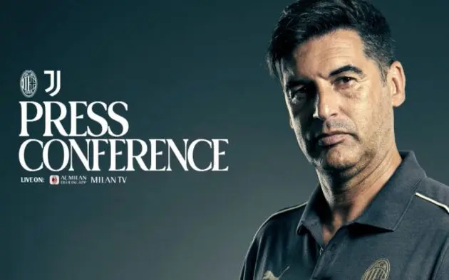 Fonseca conferenza Juventus