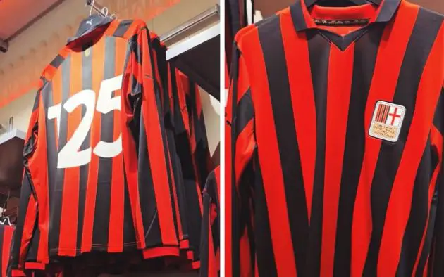 Maglia Milan celebrativa