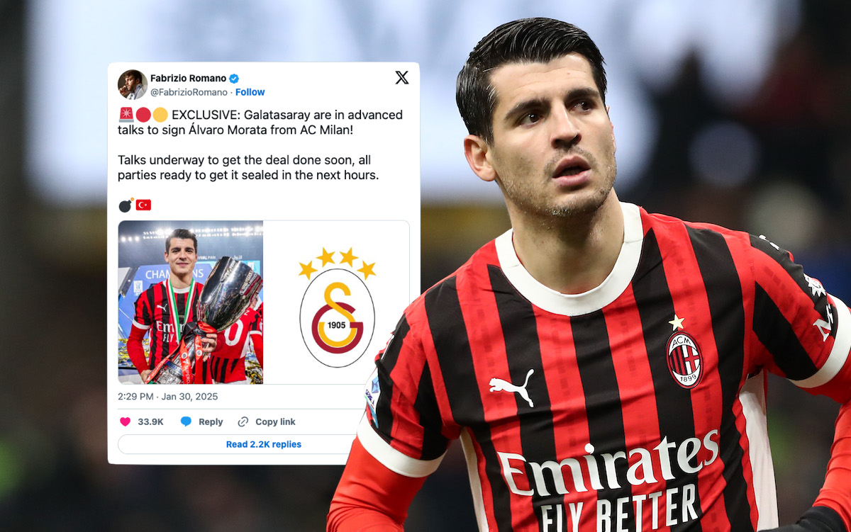 Morata al Galatasaray: domani va in Turchia. Al Milan arriva Gimenez