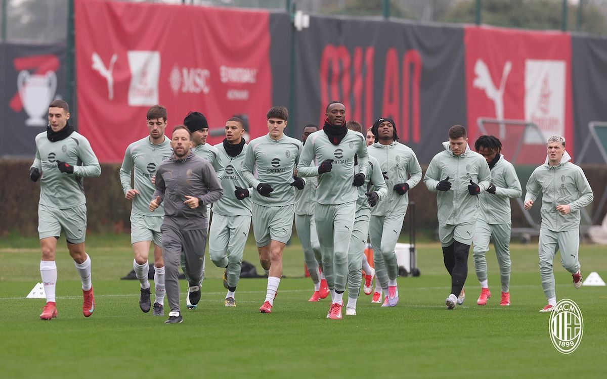 Allenamento Milan